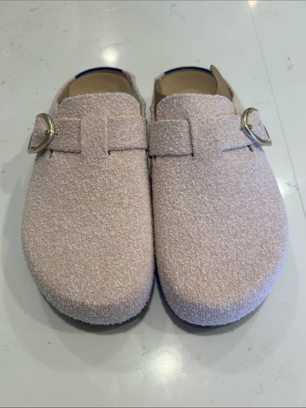Rothy's The Buckle Clog Blush Pink Slip-On - Picture 3 of 9